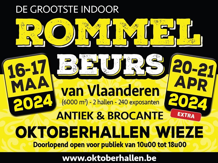 Rommelbeurs maart (hal A & B)