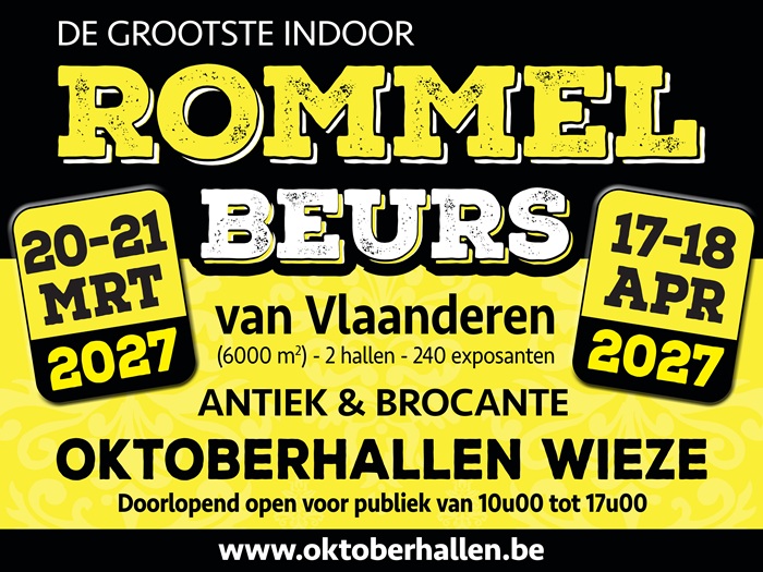 Rommelbeurs maart (hal A & B)