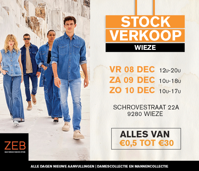 Mega fabrieksverkoop ZEB (hal A) 